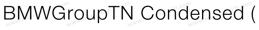 BMWGroupTN Condensed (正文)字体转换
